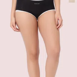 INTIMATE QUEEN Pack of 2 Assorted Anti Bacterial Ultra Soft pH Balancing Boy Shorts Briefs-picture-42