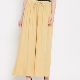 Castle Lifestyle Women Wide Leg Flared Rayon Palazzo-20