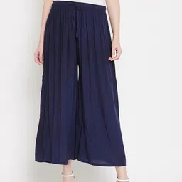 Castle Lifestyle Women Flared Palazzos-image-75