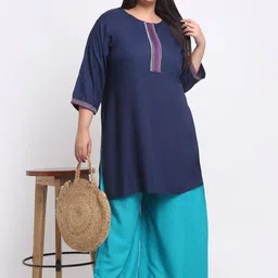 Trend Level Plus Size Flared Ethnic Palazzos image 4
