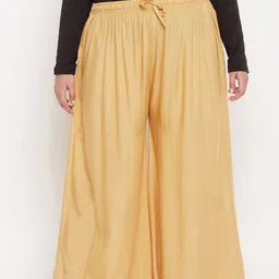 CLORA CREATION PLUS Women Wide Leg Fit Palazzos-24