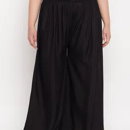 CLORA CREATION PLUS Women Plus Size Wide Leg Palazzos-picture-17