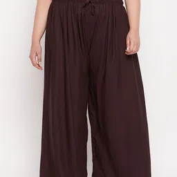 CLORA CREATION PLUS Women Wide Leg Fit Palazzos-image-80