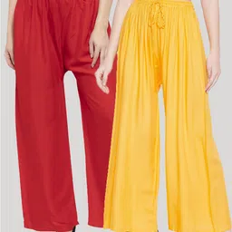 Clora Creation Women Pack Of 2 Palazzos-image-26
