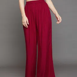 THE PAJAMA FACTORY Mid Rise Wide Leg Palazzo-44