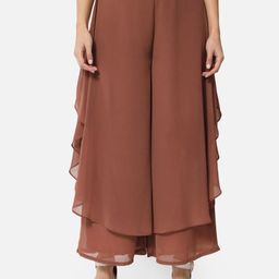 ALL WAYS YOU Women Flared Georgette Palazzos-image-20