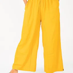 indian flower Women Knitted Liva Palazzos-image-92