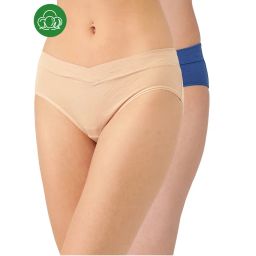 Inner Sense Plus Size Multi-Color Organic Cotton V Band Panty (Pack of 2)-picture-6