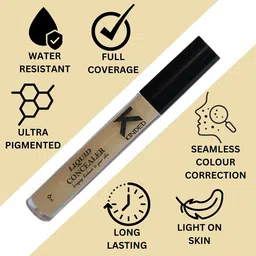 KINDED Set of 2 Full-Coverage Creamy Matte Liquid Concealer - 6ml Each image 2