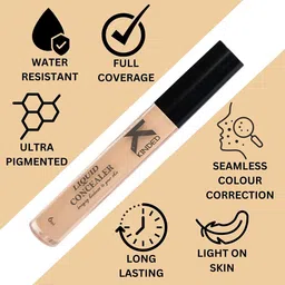 KINDED Set of 2 Full-Coverage Creamy Matte Liquid Concealer - 6ml Each image 4