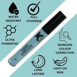 KINDED Set of 2 Full-Coverage Creamy Matte Liquid Concealer - 6ml Each image 3