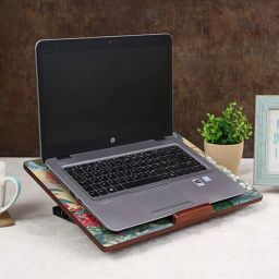clasicraft Digital Floral Print Laptop Table-picture-5
