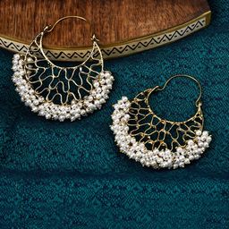 Fida Gold-Toned & Off-White Chandbalis-10
