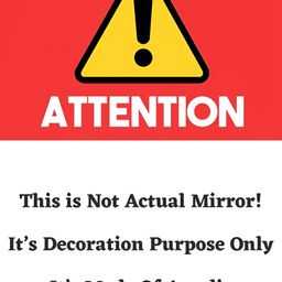 Wall1ders Gold Toned Om with 100 Square Shape Self-Adhesive Mirror Wall Stickers image 3