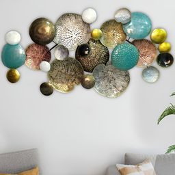 Garden Deco Blue & Yellow 3D Metal Wall Hanging Art-image-35