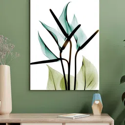 Art Street White Flower Canvas Painting Wall Art-15