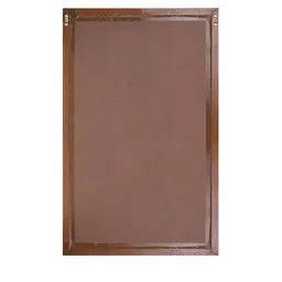 999Store Yellow & Rust-Coloured Abstract Painting Printed Framed Wall Art image 4