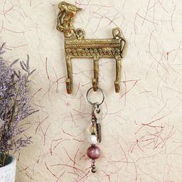 Imli Street  Gold-Toned  Camel Design Keys Wall Hook-23