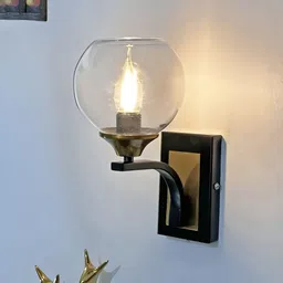 Lyse Decor Black Metal Wall Lamp-21