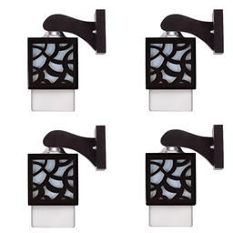 Gojeeva Black Wood Square Shaped Wall Lamp-picture-25