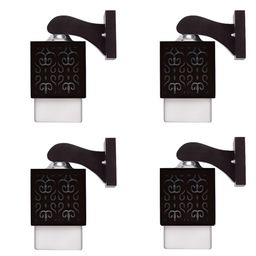 Gojeeva Black Wood Square Shaped Wall Lamp-picture-23
