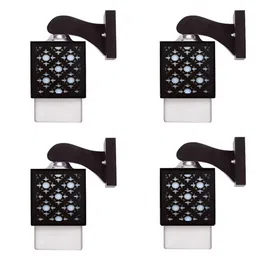 Gojeeva Black Wood Square Shaped Wall Lamp-picture-17