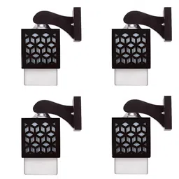 Gojeeva Black Wood Square Shaped Wall Lamp-picture-8