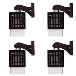 Gojeeva Black Wood Square Shaped Wall Lamp-picture-26
