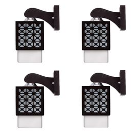 Gojeeva Black Wood Square Shaped Wall Lamp-picture-16