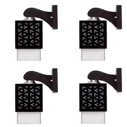 Gojeeva Black Wood Square Shaped Wall Lamp-picture-18