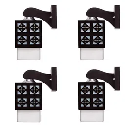 Gojeeva Black Wood Square Shaped Wall Lamp-image-95