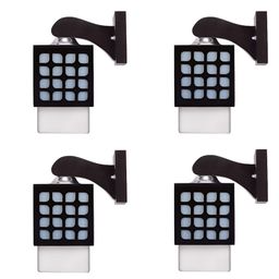 Gojeeva Black Wood Square Shaped Wall Lamp-picture-21