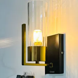 Cruv Transparent Metal Wall Lamp-picture-0