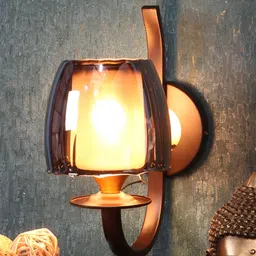 ELIANTE Black Iron Contemporary Cylinder Shaped Wall Lamp-image-30