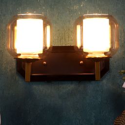 ELIANTE Brown Iron Contemporary Cylinder Shaped Wall Lamp-image-28