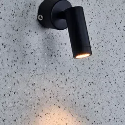 Mufasa Black Cylinder Aluminium Wall Lamp-image-48