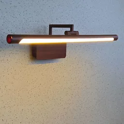 Mufasa Brown Aluminium LED Picture Mirror Light Rectangular Wall Lamp-image-51
