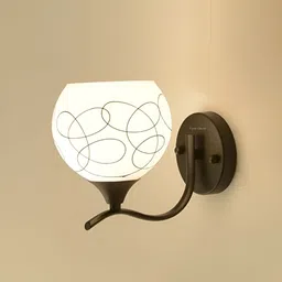 Lyse Decor Black Metal Wall Lamp-26