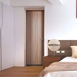 Gojeeva Red Wood Square Shaped Wall Lamp image 3