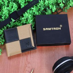 SAMTROH Men Colourblocked Two Fold Wallet-7