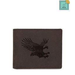 WildHorn Men Brown Textured RFID Protected Leather Two Fold Wallet-46