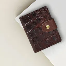 Hidesign Men Textured Leather Two Fold Wallet-27