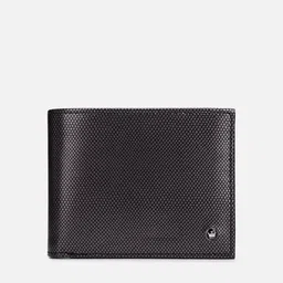 Louis Philippe Men Black Textured Leather Two Fold Wallet-picture-27