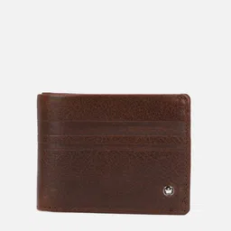 Louis Philippe Men Textured Leather Two Fold Wallet-image-99