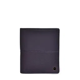 Belwaba Men Coffee Brown Textured Leather Two Fold Wallet-picture-11