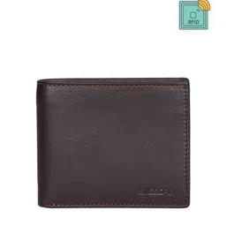 Sassora Unisex Textured Leather Two Fold Wallet-53