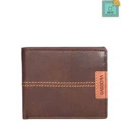 Sassora Unisex Textured Leather Two Fold Wallet-56