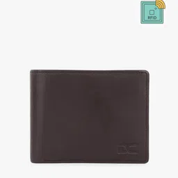 Dezire Crafts Men Brown Zip Detail Leather Two Fold Wallet-image-39