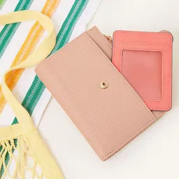 Accessorize London Faux Leather Textured Two Fold Wallet With Removable Cardholder-11