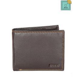 AVOLT Men Brown Leather Two Fold Wallet-image-104